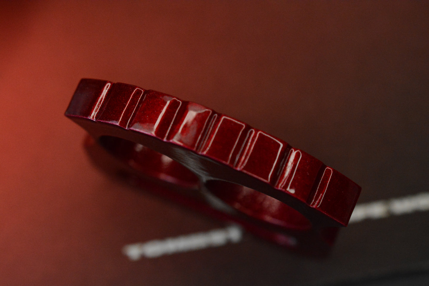 NEW Crimson Tactical Double Paper Weight Deep Red 2FK