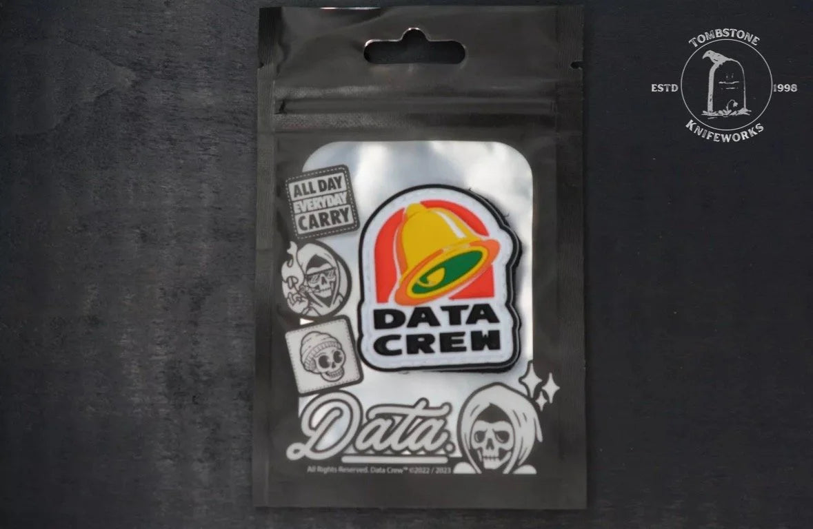 NEW Data Crew Taco Bell Homage 1.5” RE Patch Red/ Yellow Full Color