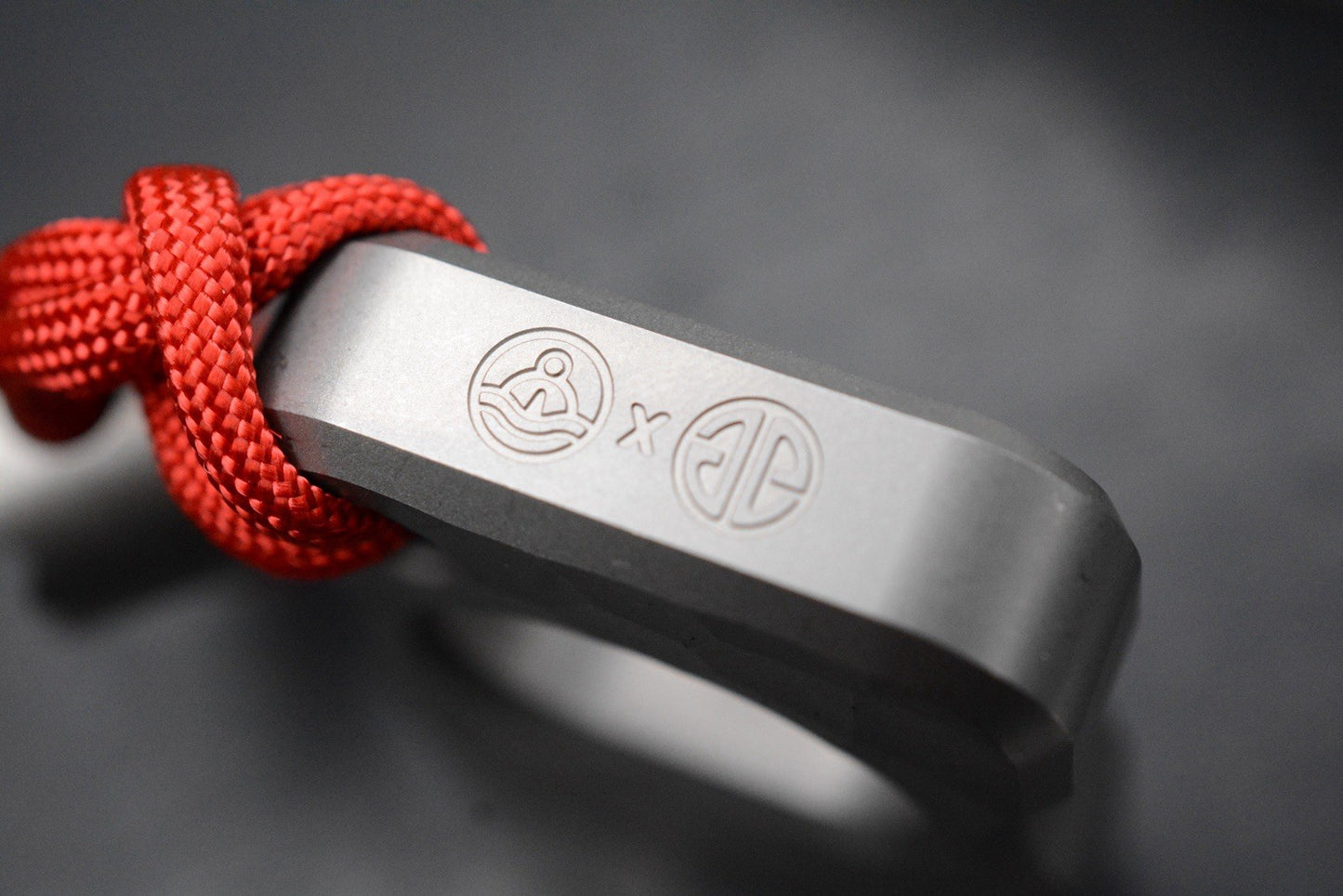 NEW Urban EDC x CadLab Bump Bottle Opener Titanium w/Radiator Bead