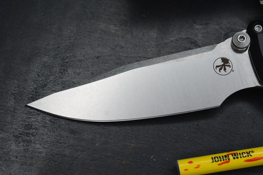 NEW Microtech Socom Delta RAM-LOK Aluminum Black/ M390 w/ John Wick Pack & Bead