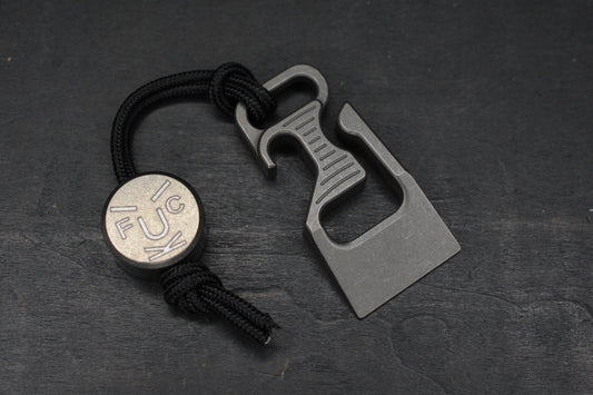 NEW Nice Guy Machine Co Minion Ti Pry NGMCo w/ TKW F**k Face Bead