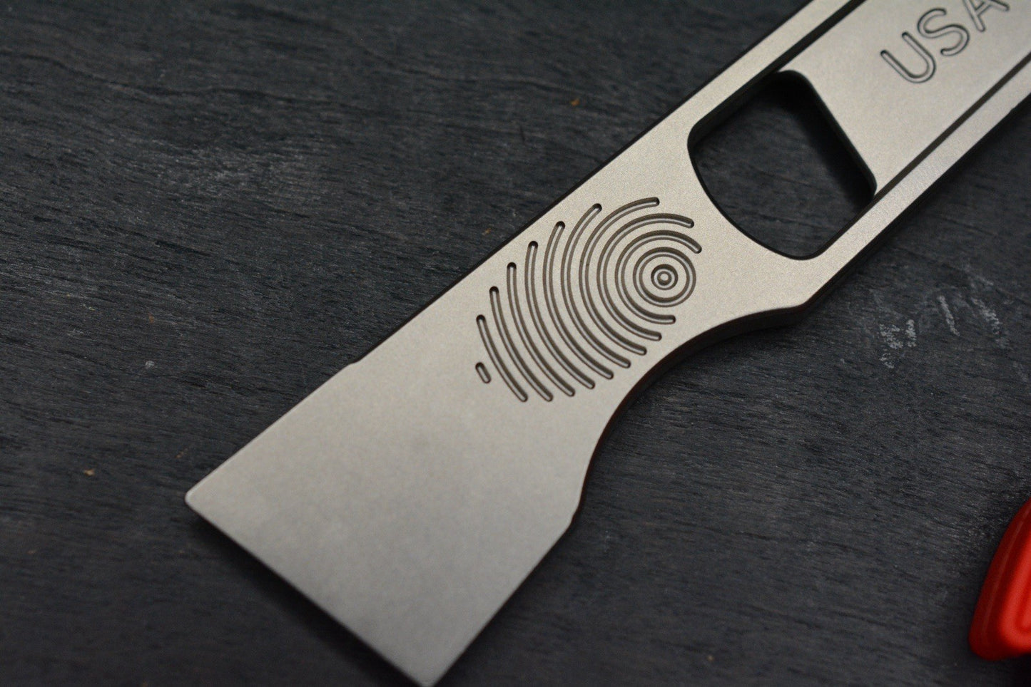 NEW Nice Guy Machine Co Sheva Sleeper - Pouch Princess Ti Pry w/ Wkrmn Bead