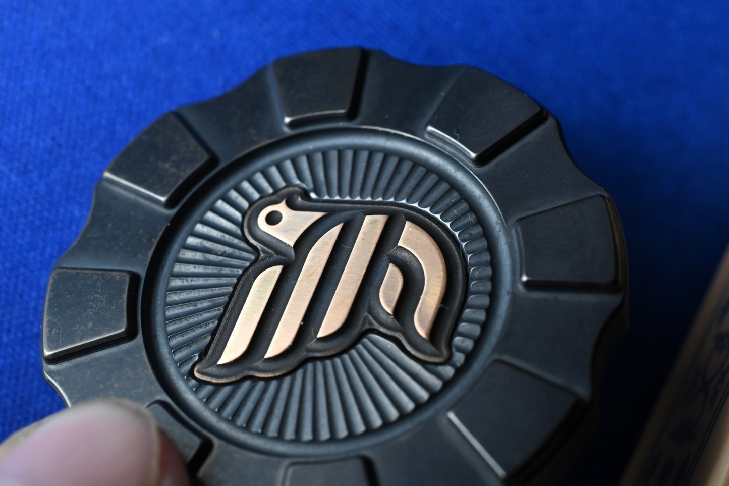 RARE HiTex x ScoopyLoops Pigeon Club Poker Chip - Anodized Ti