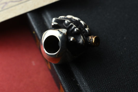 RARE Starlingear Ming - Cobalt / Brass Lanyard Bead w/ COA Re Steel Flame
