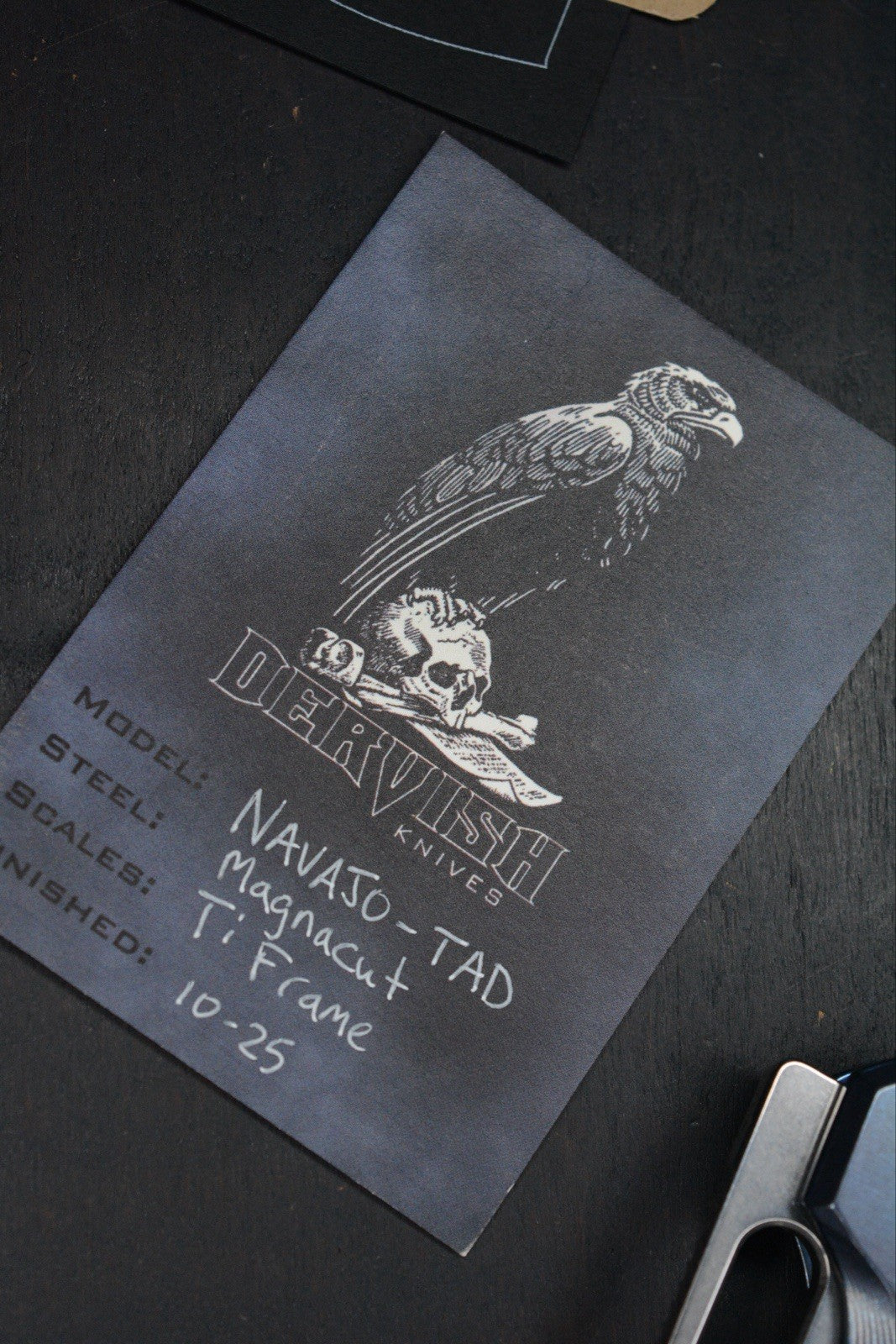 RARE Dervish x Triple Aught Navajo Triple Fuller Blue Ano - Magnacut w/ CMW Bead