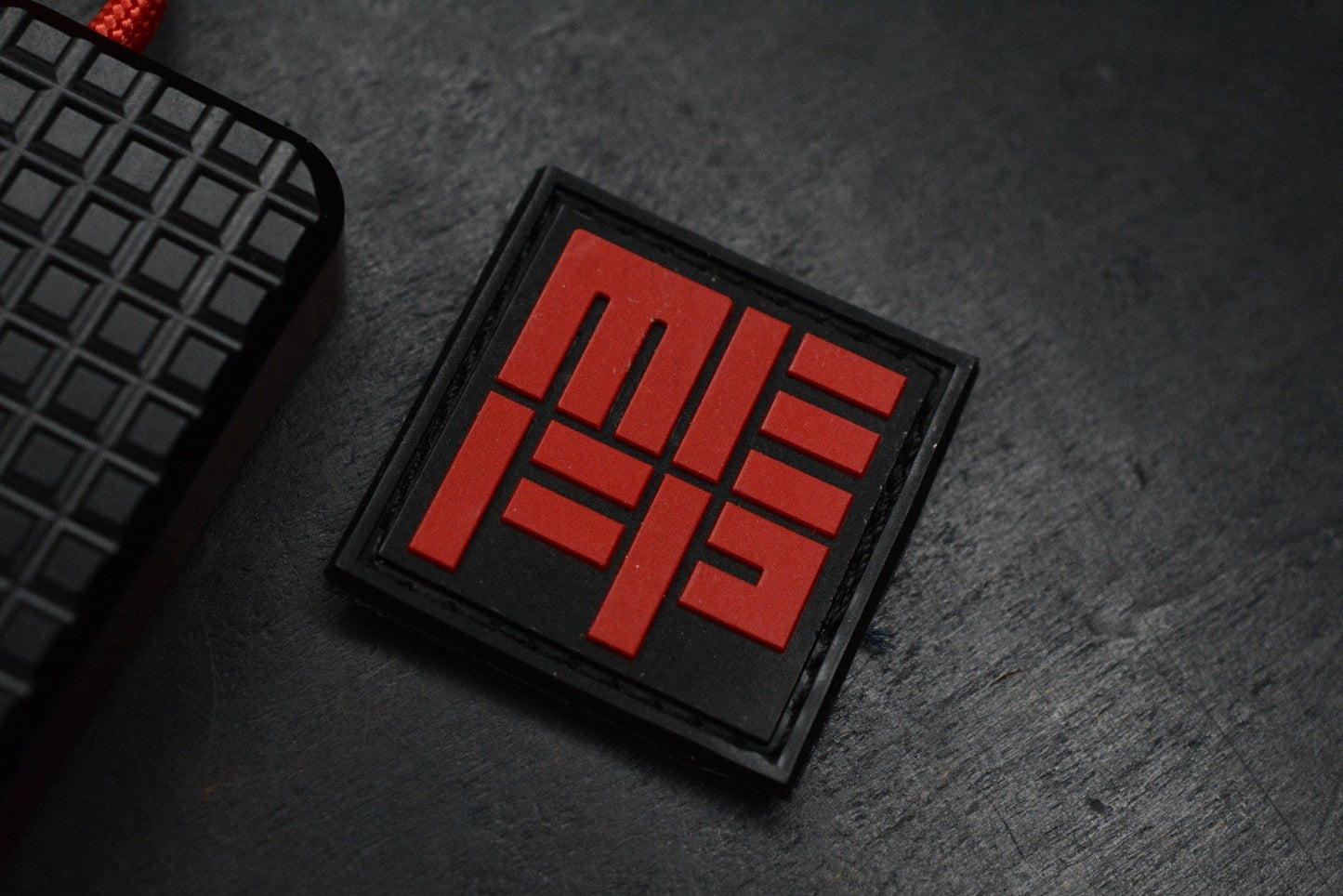 NEW Rivery MFG Zero Monkey Edge Black/ Red Frag MEFP Patch & AuCon Bead