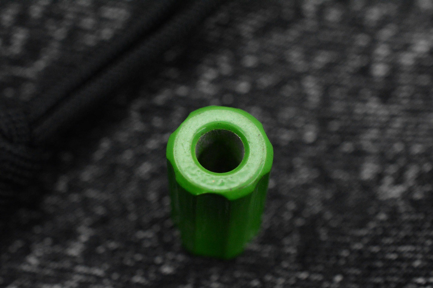NEW TKW Creations Toxic Green 6 Side Lanyard Bead