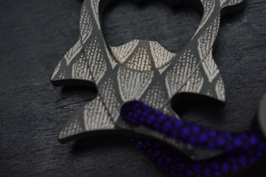 NEW Monterey Bay Hammerhead Bottle Opener - Titanium 2”x2” w/ Claw Bead