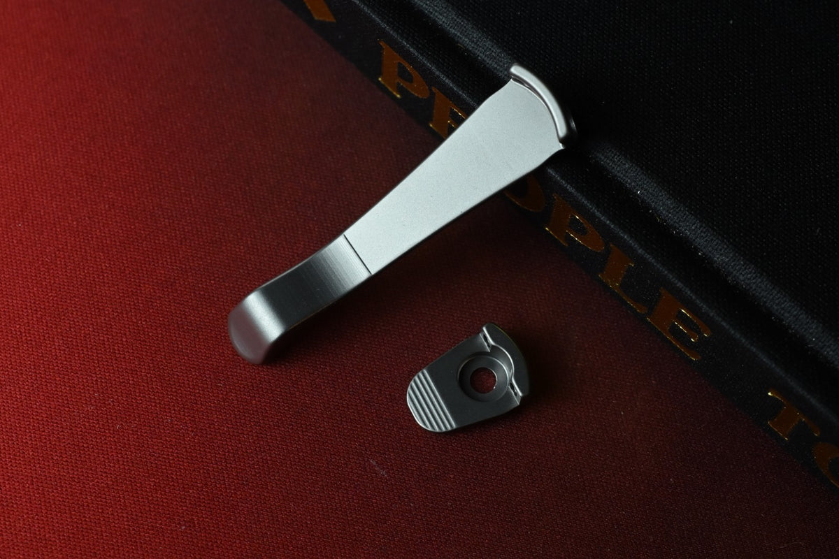 NEW Lynch NW x Chris Reeve Pocket Clip - Modular V1 Glass Blasted