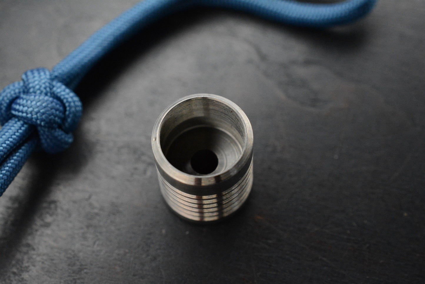 CUSTOM Milled Solid Titanium Bead- USA MADE