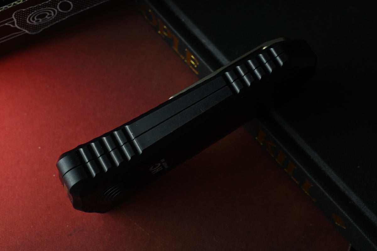 NEW Hypercut Oracle Razor Knife - Black Starburst Aluminum / Stonewashed