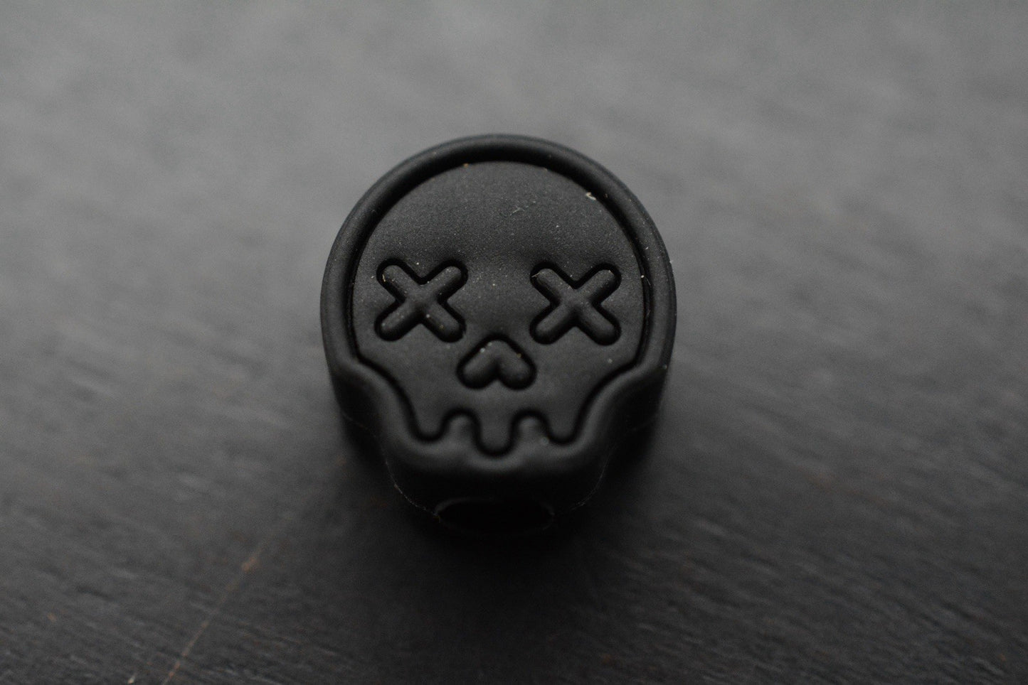NEW Wkrmn Design - Skull PVC Bead - Black/ Black