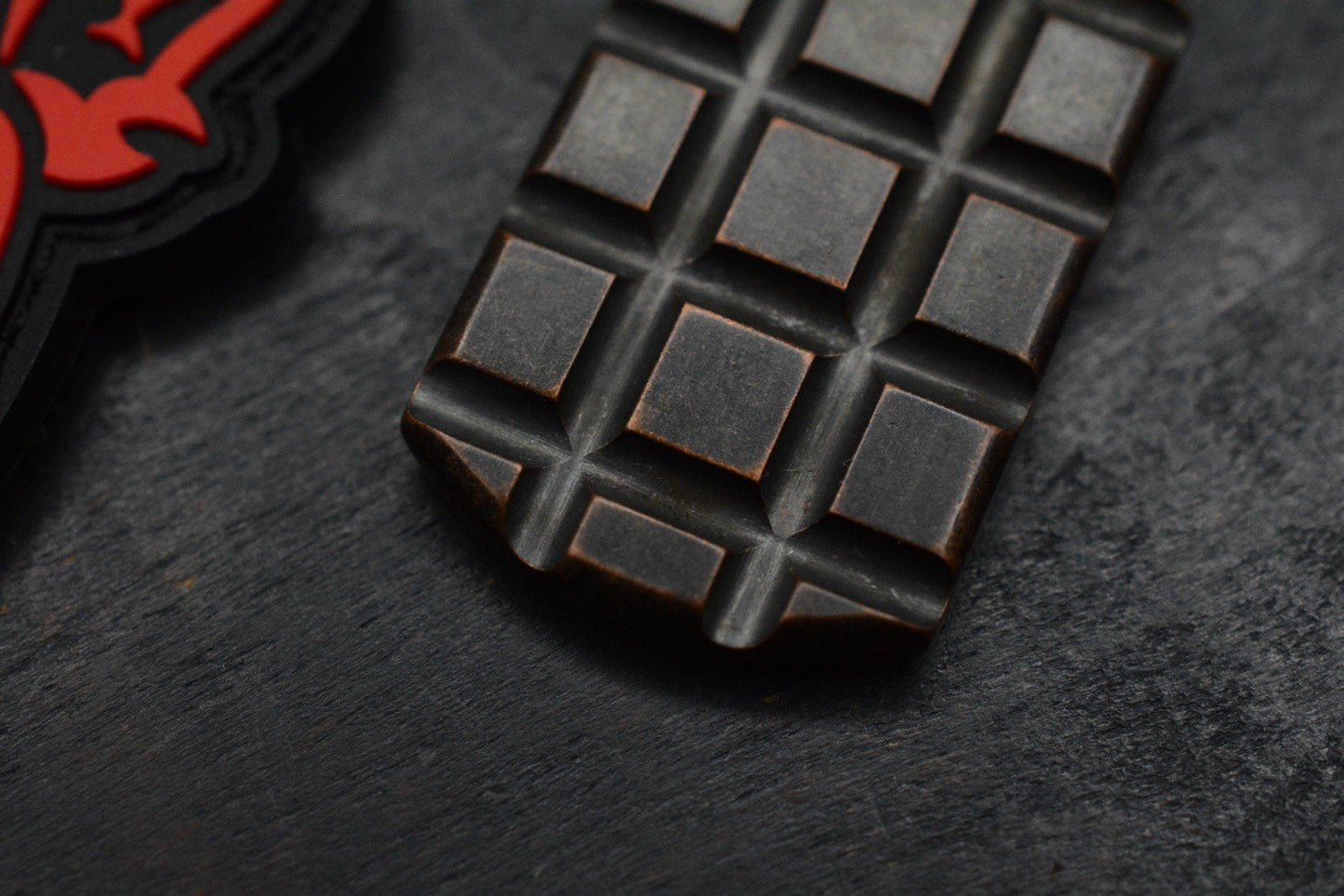 RARE Stonewood Frag Tag - Monkey Edge Frag Pattern w/ Patch Re Playge Microtech