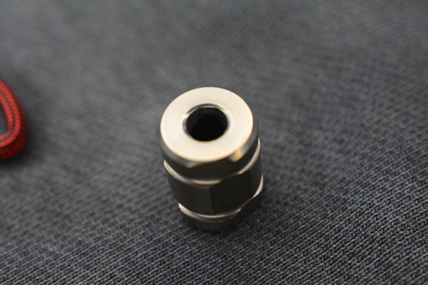 NEW Custom Knife Factory Ti Hex Cylinder Bead