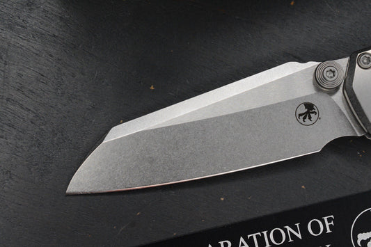 RARE Microtech MSI MINI - Ti Frag Handle/ Brz Accents w/John Wick Pack & CH Bead
