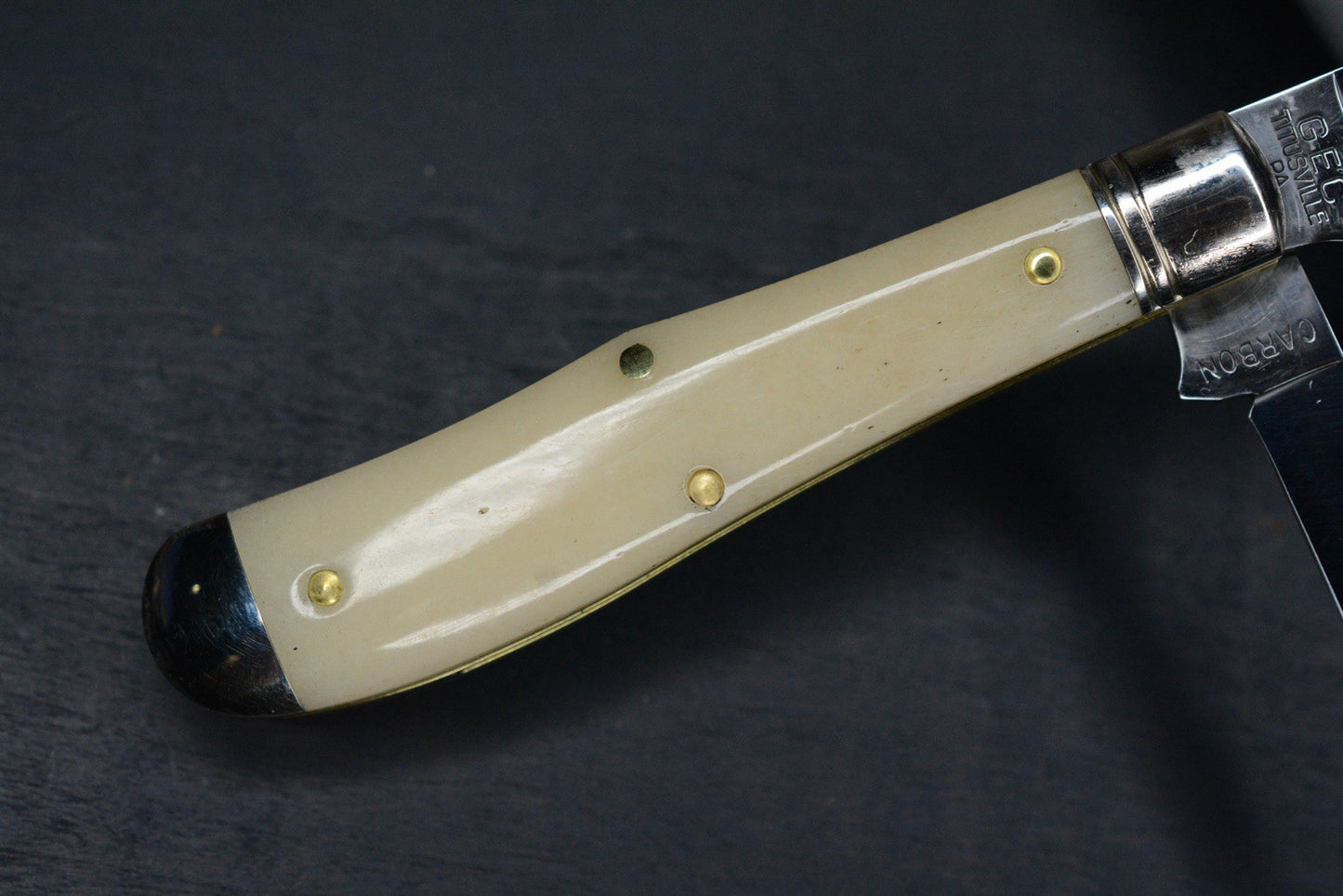 NEW Great Eastern Cutlery Northfield UN-X-LD Eureka Jack #92 Smooth Oiled Bone