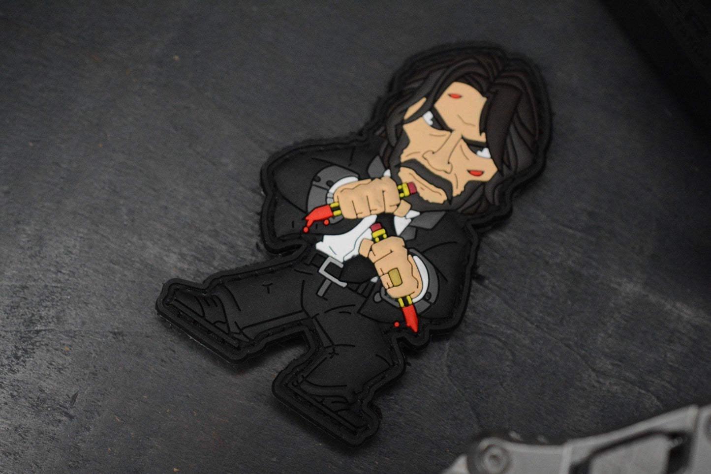 NEW Microtech Socom Elite Bar Lock Slab Side Ti Spearpoint w/ John Wick Pack