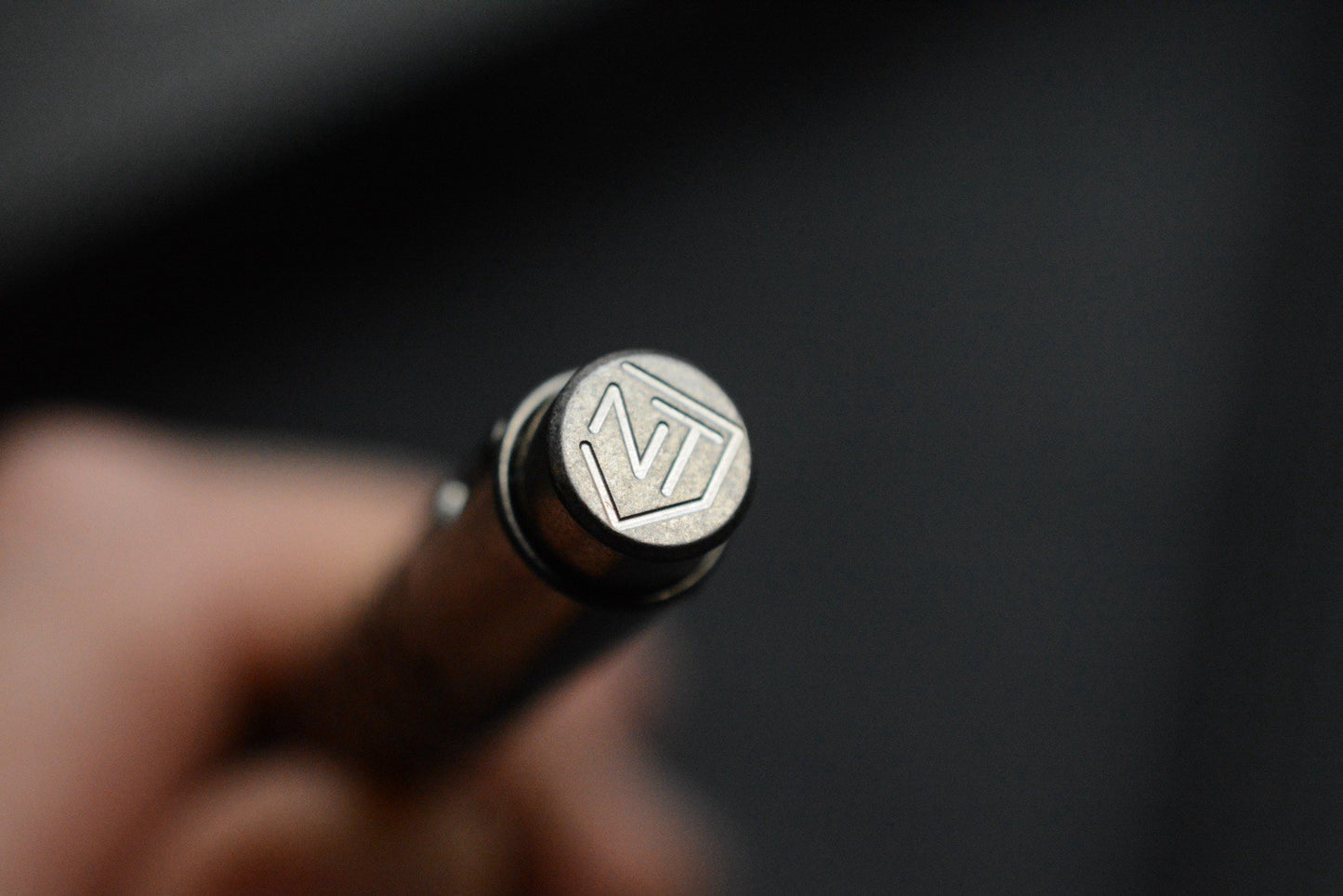 RARE Nottingham Tactical G2 Single Lock - Dottingham Tumbled Titanium Pen