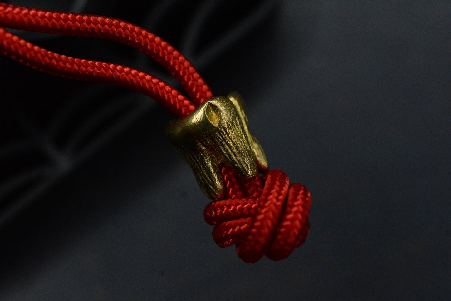 NEW Wkrmn Bonehead Spider Bite - Spider Web Design Brass w/Custom Molar Bead