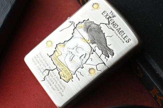 RARE Jacket The Expendable Zippo Lighter - Plated Brass