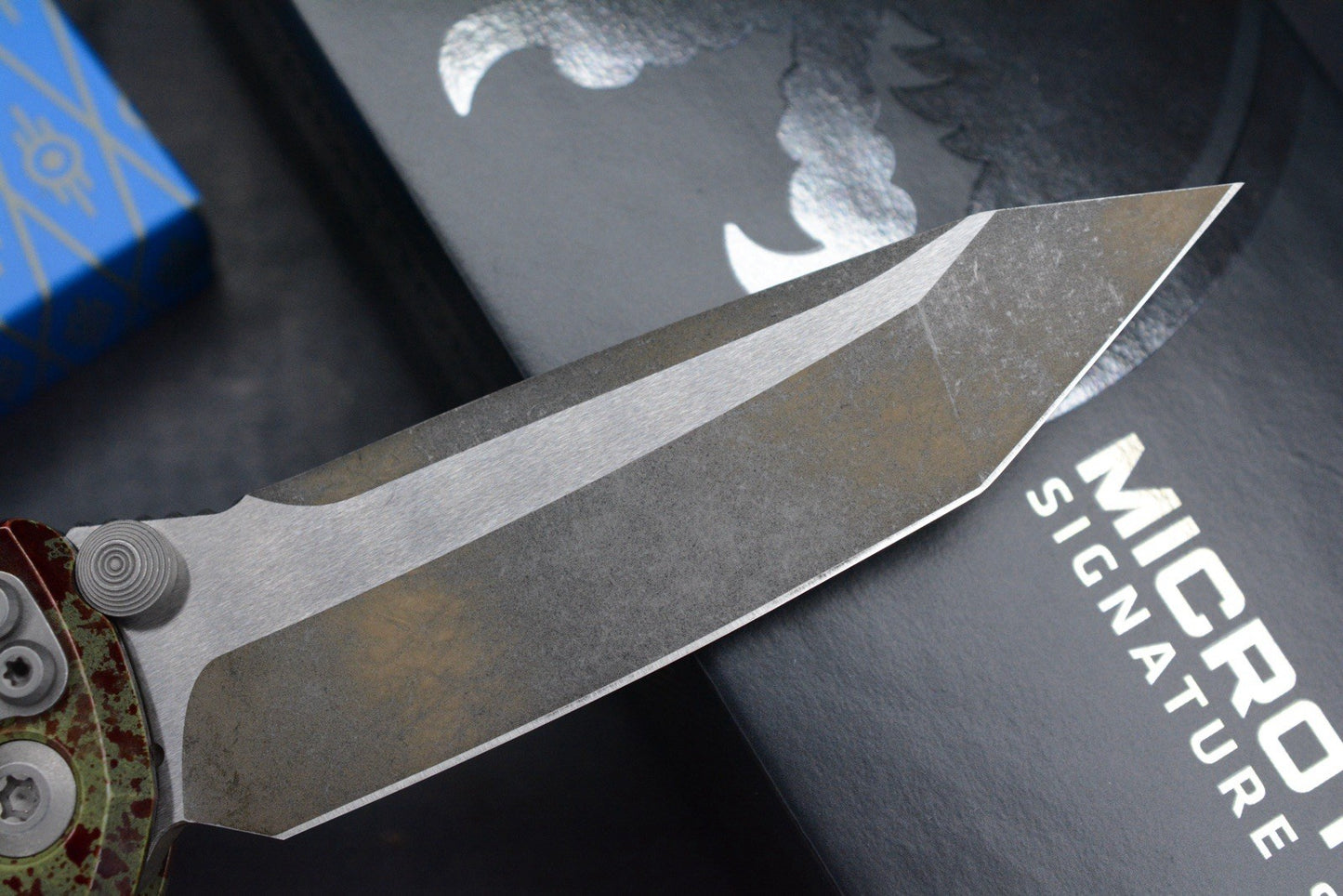 NEW Microtech SOCOM Elite T/E Outbreak w/ Fallout Patch Pack & Biohazard Bead