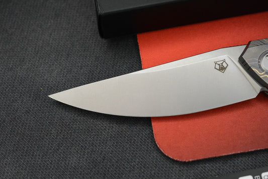 NEW Shirogorov x Triple Aught - Q M390 Stonewash Ti Lasered Topo 1 Of 5 Made
