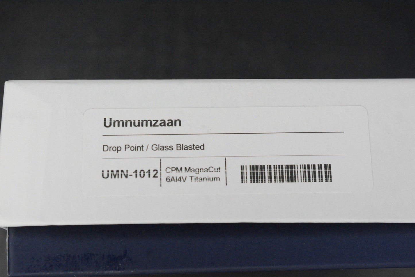 NEW Chris Reeve Umnumzaan DP Magnacut Ti Glass Blasted w/Robertson Gator Sheath