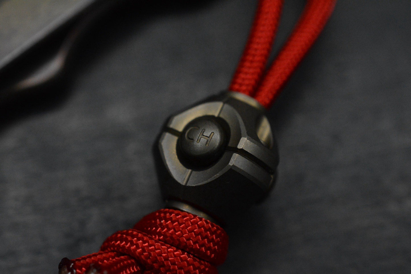 NEW ATTN 2 DETAIL MK1 Anodized Ti Pry Bar #2 w/ CKF CH Bronze Bead