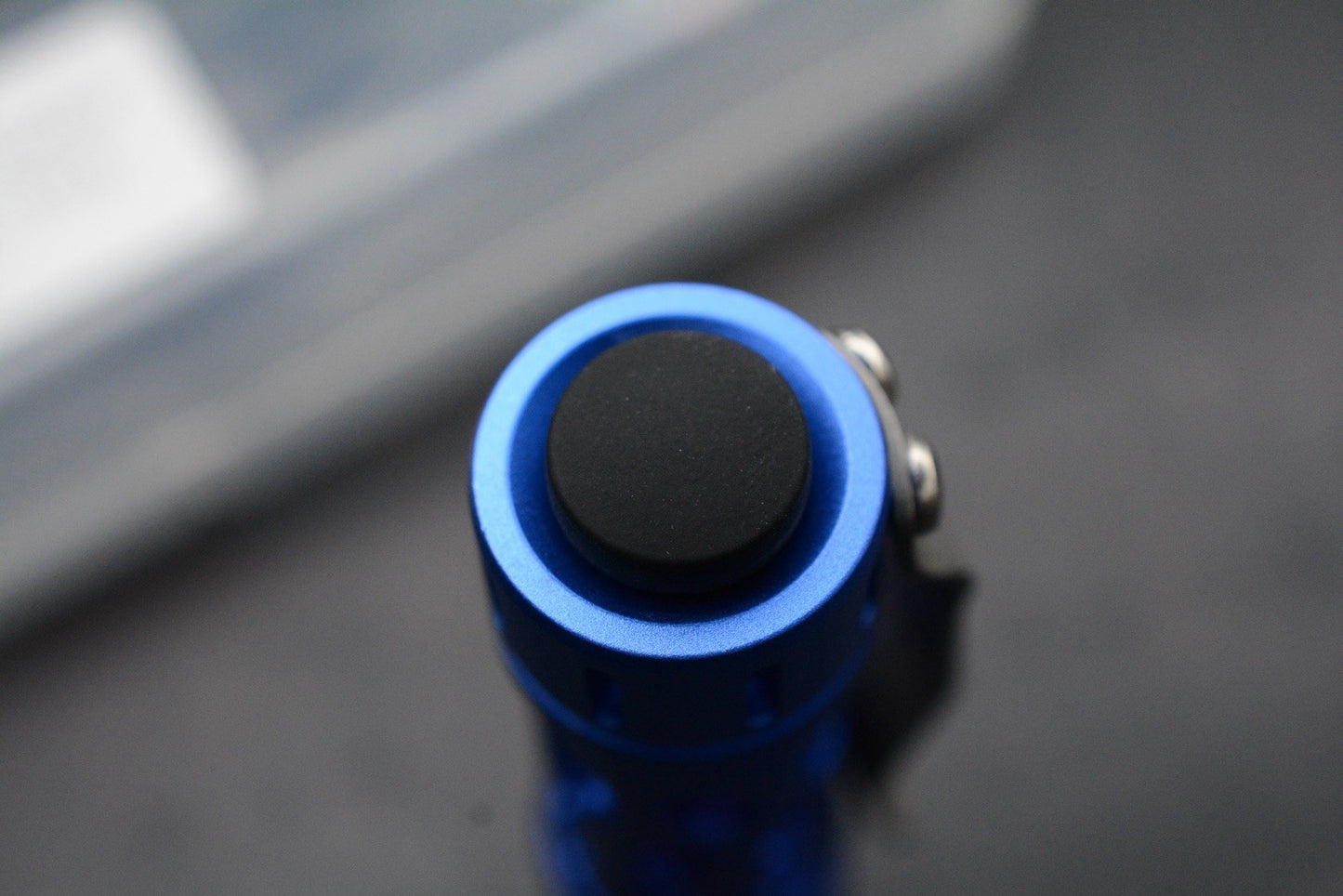 NEW Reylight x Crispy Donut CDC - Ti Flashlight Blue & Pink Drilled Handle