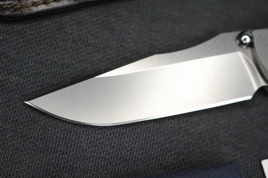 NEW Chris Reeve Umnumzaan - Glass Blasted / Drop Point Magnacut