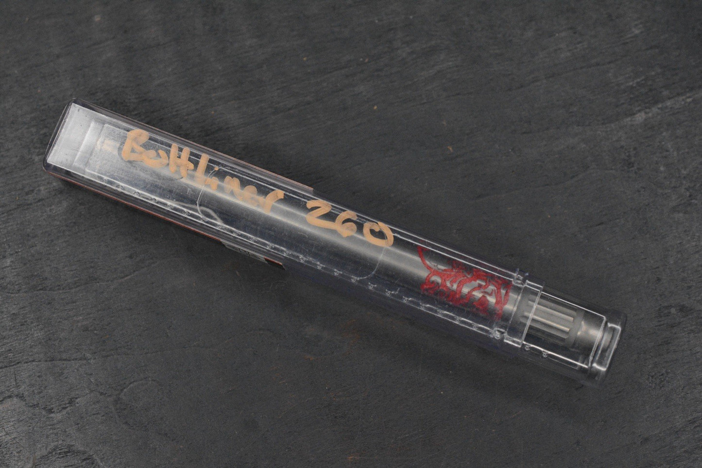 NEW Ti2 Design x Borka Blades Boltliner - Red Skulls Full Size Pen