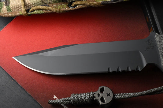 NEW Chris Reeve Knives Pacific - Part Serr Magnacut / Black Canvas Micarta