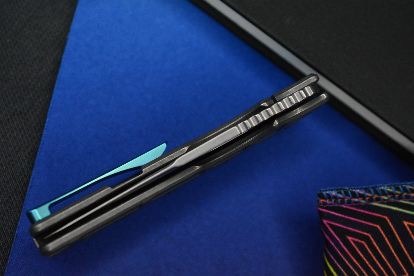 NEW Oz Machine Co Roosevelt Standard - Dark Mag Scales / Teal Accents / MagnaCut