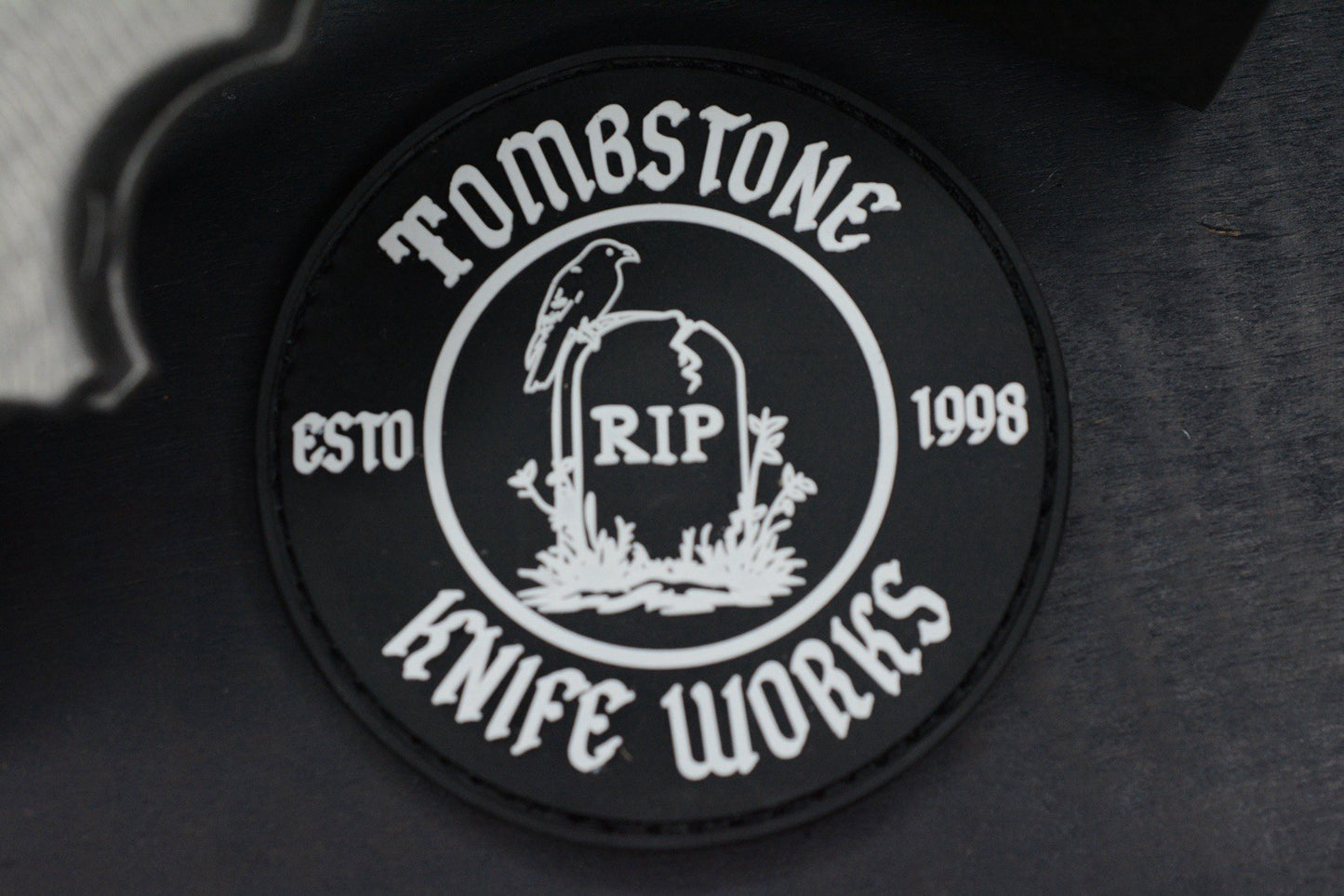 RARE Demko AD20 XL MagnaCut Drop Point / Textured Bead Blasted Ti w/ Tombstone