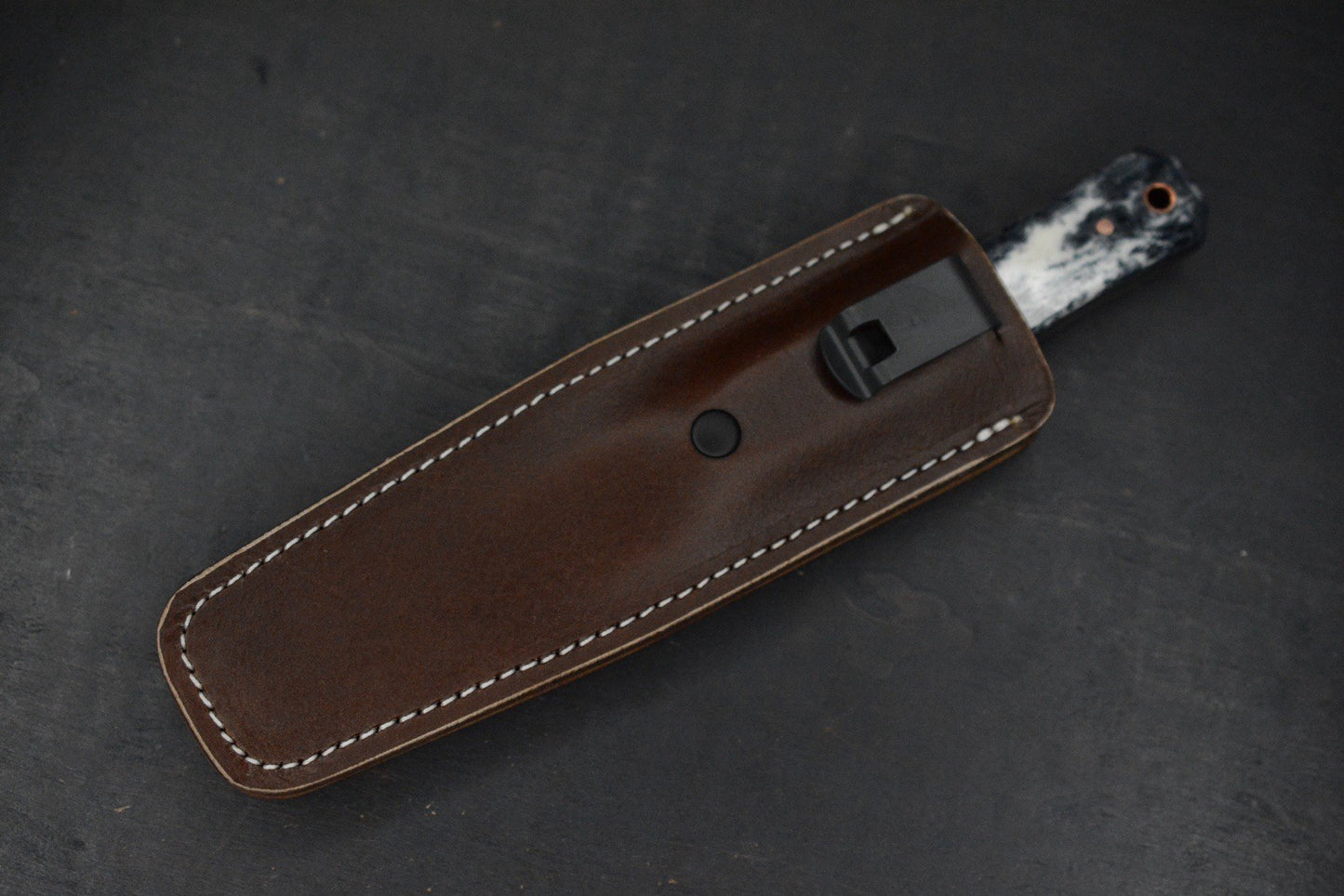 NEW Jack Wolf Vampire Hunter FB - Smooth Black Bone / MagnaCut w/Sheath USA MADE