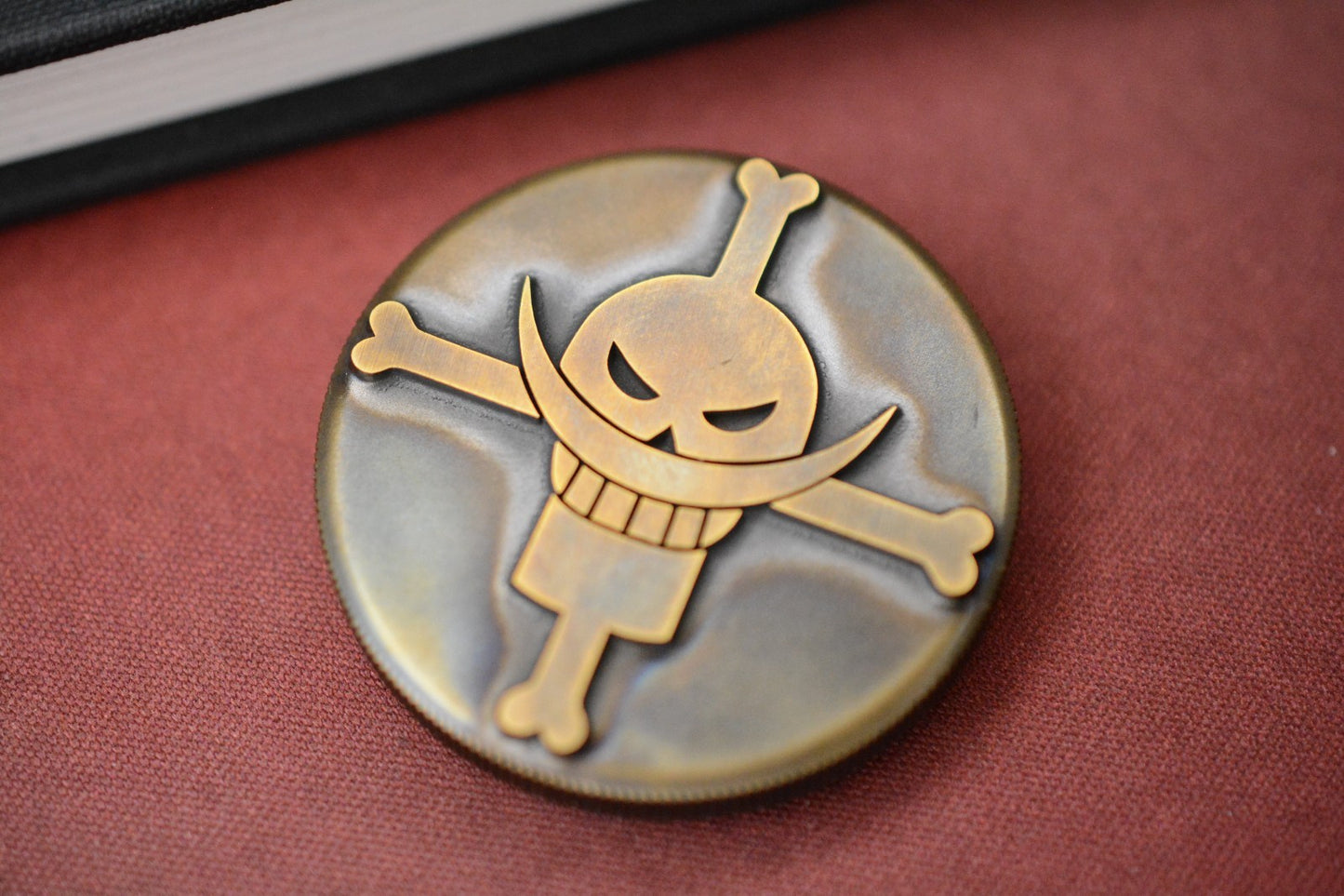 RARE Metal Style One Piece Brass Worry Coin Re Playge Microtech