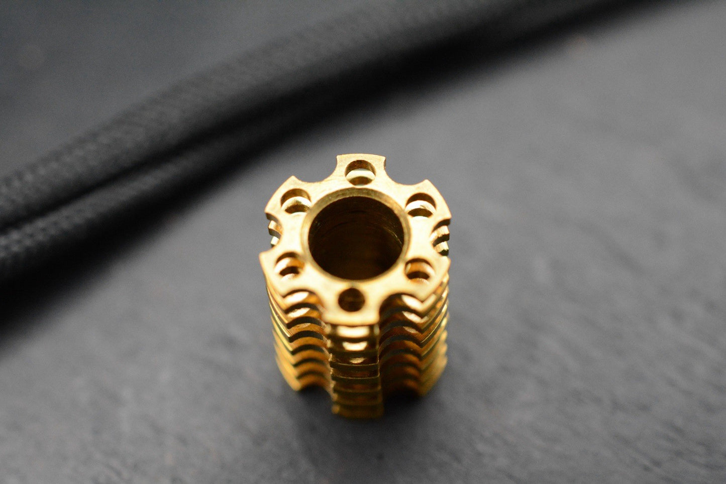 CUSTOM TKW Spindle Bead - Brass High Detail Re Playge Microtech