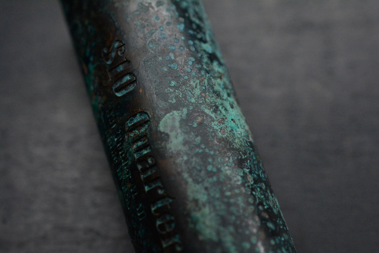 RARE CUSTOM Roll Of Quarters - Brass Patina Paperweight 4FK Re Playge Microtech