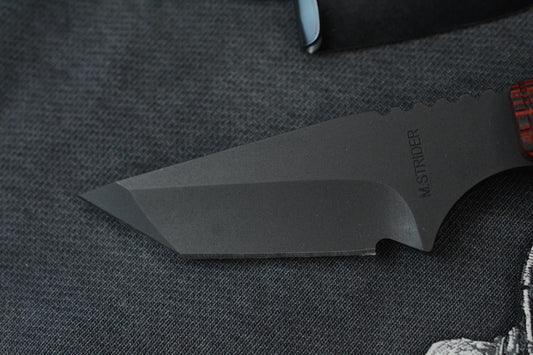 RARE Strider x Monkey Edge EXC - Tanto CPM3V / DB Red MEFP w/ Monkey Bead ++
