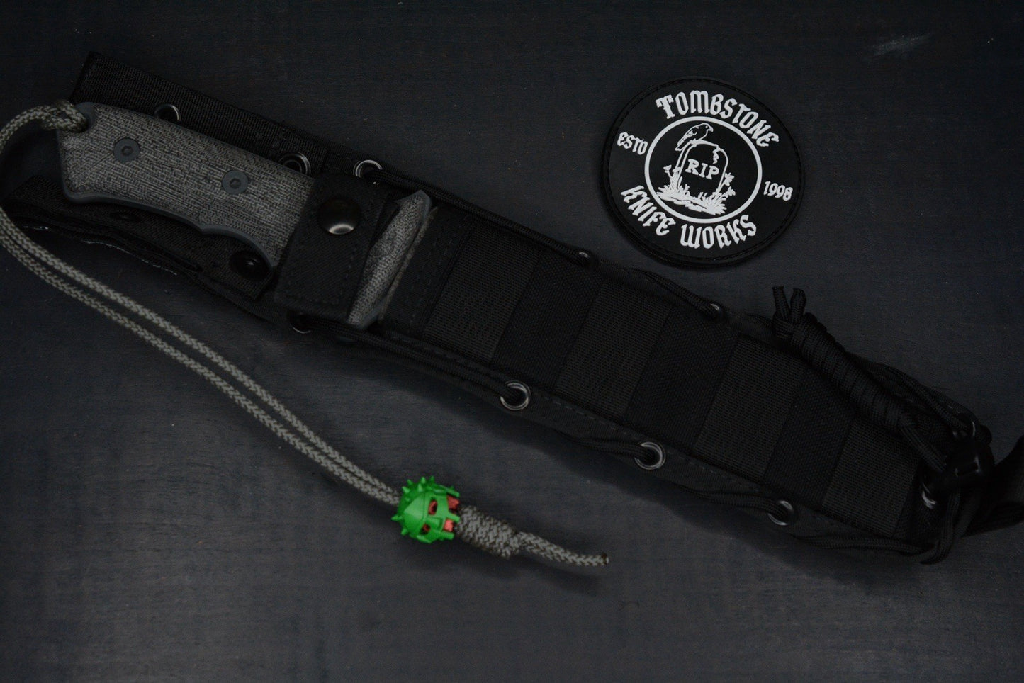 NEW Chris Reeve Green Beret MAGNACUT Black PVD w/ Rare Tombstone Ti Bead
