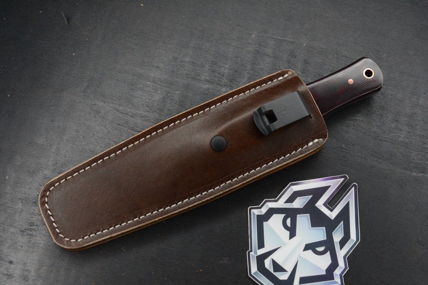 NEW Jack Wolf x LT Wright Vampire Hunter /Crimson Canvas Micarta /AEB-L USA MADE