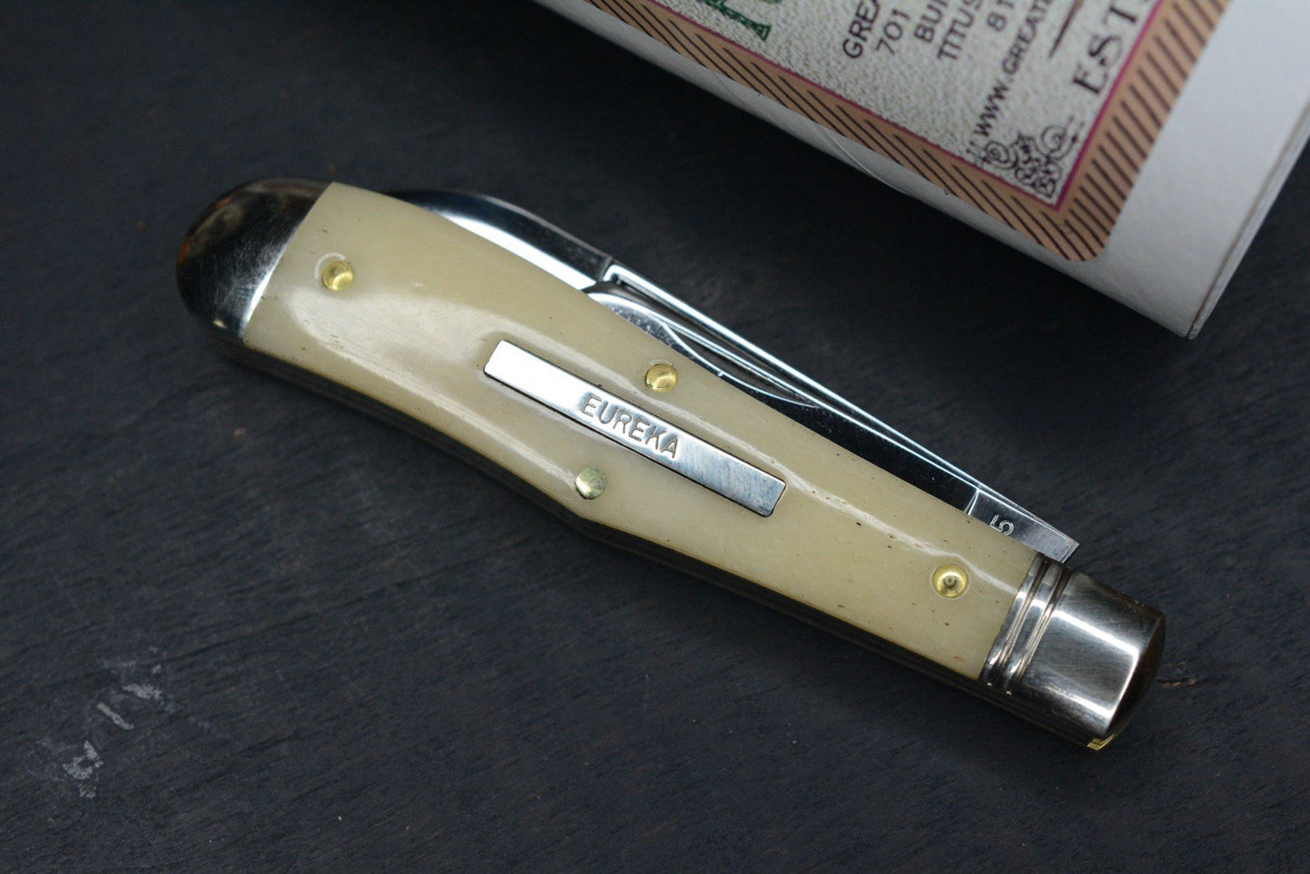 NEW Great Eastern Cutlery Northfield UN-X-LD Eureka Jack #92 Smooth Oiled Bone