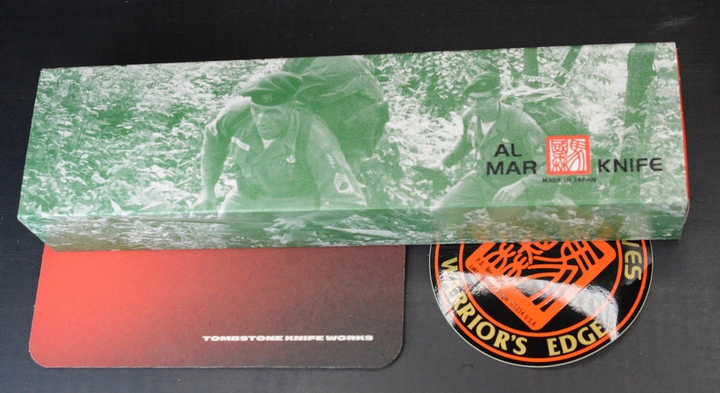 RARE++ Al Mar Warrior Fixed Blade- 1980s Complete w/ Original Packaging