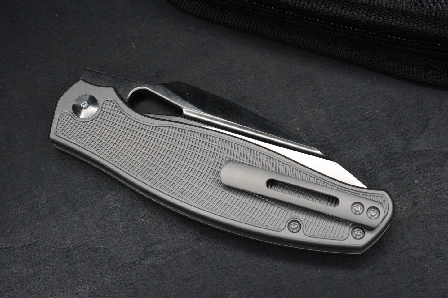 NEW Monterey Bay Knives Sabretooth Frag Pattern Ti- S90V Blade SOLD OUT