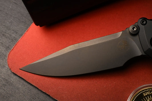 NEW Microtech Socom Ram-Lok DLC Shadow Black Frag S/E w/ John Wick Pack & Bead
