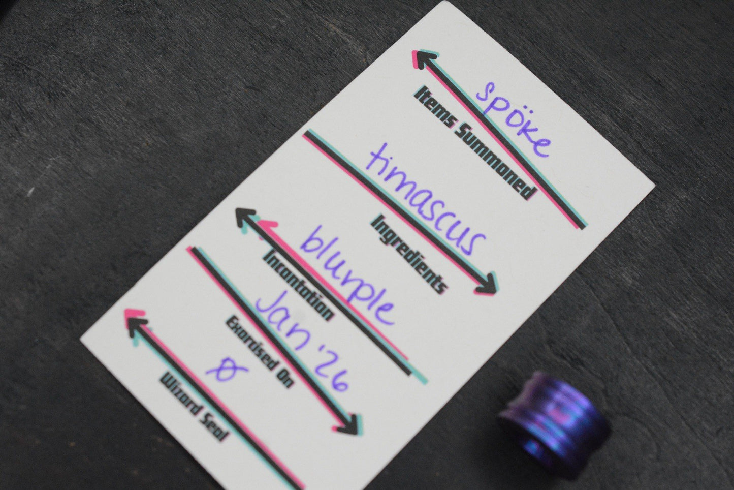 NEW Salt & Peppa Spoke Timascus Blurple Bead - Re Playge Microtech