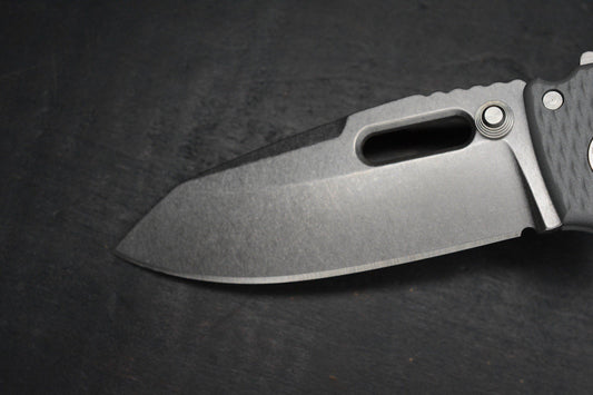 NEW Demko AD20 Whale Shark Thumb Slot MagnaCut Textured Grey G10 EXC