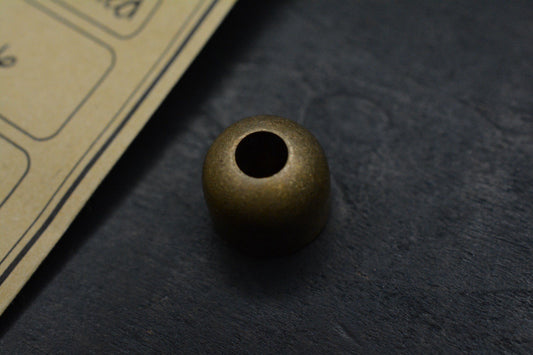 NEW Salt & Peppa Bean Tumbled Brass Bead - Seeds Line - Re Playge Microtech