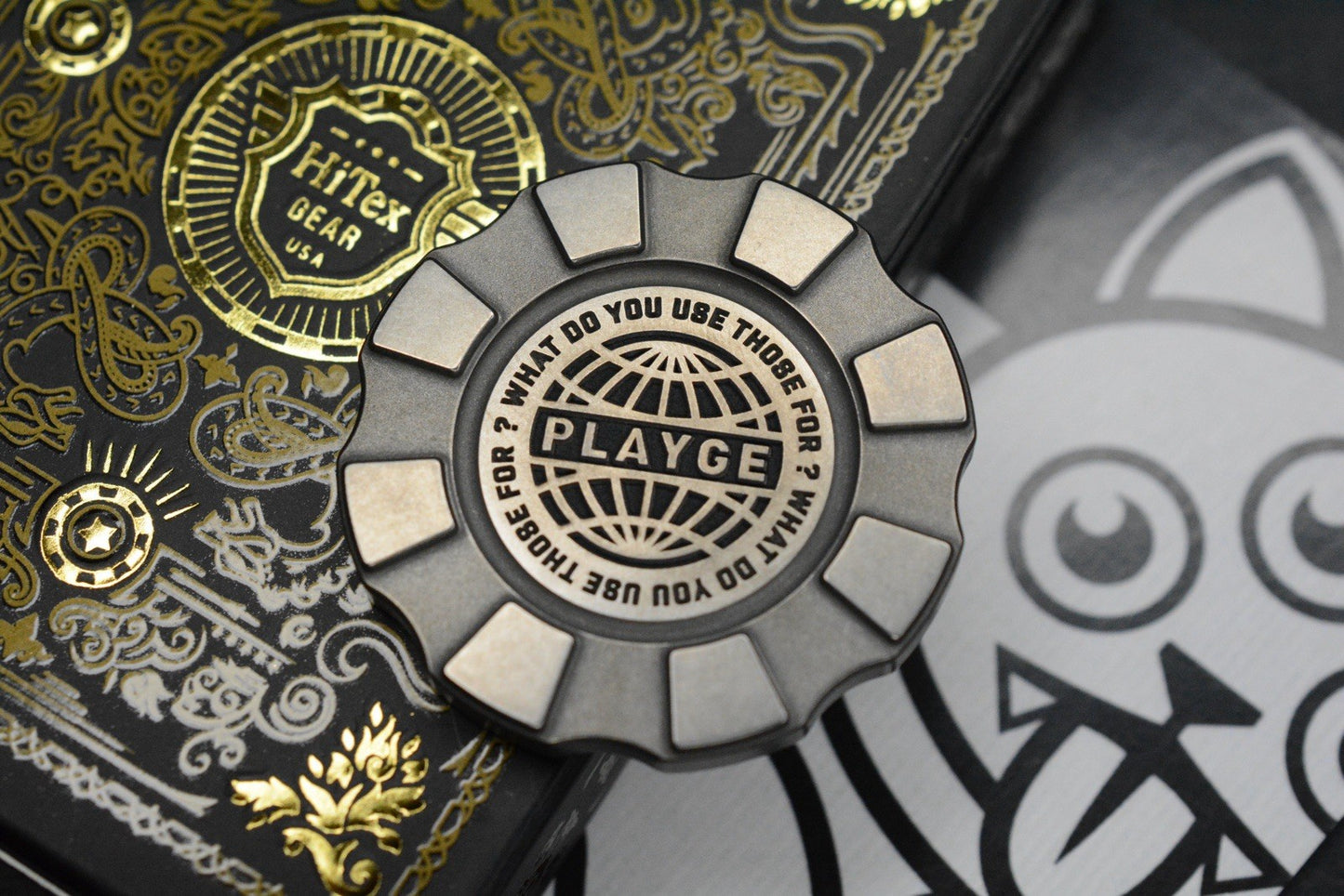 NEW HiTex x Playge Titanium Poker Chip - Misfortune Cat - 2026 CCKS EXC
