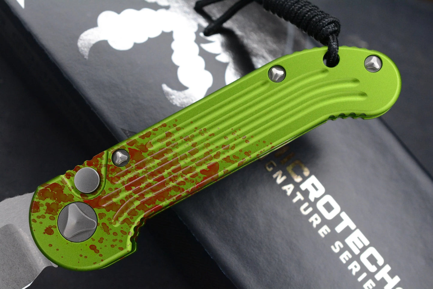 RARE Microtech LUDT Zombie Tech Special Edition LOW SN 005